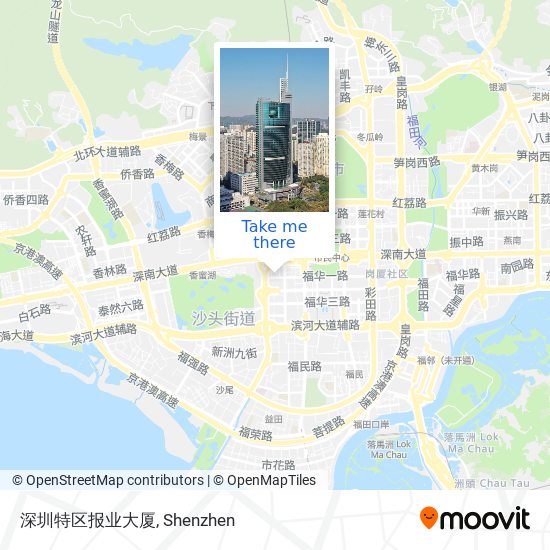 深圳特区报业大厦 map