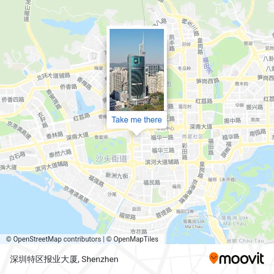 深圳特区报业大厦 map