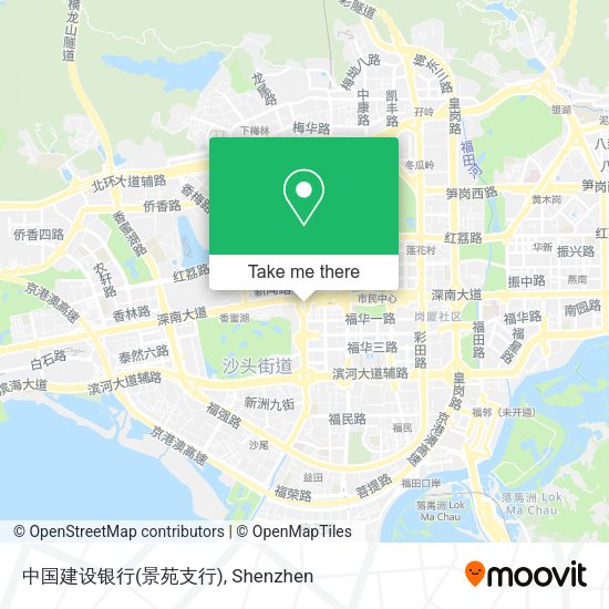 中国建设银行(景苑支行) map