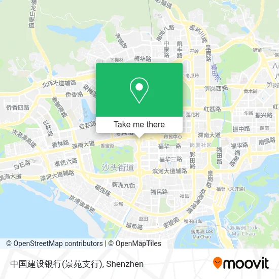 中国建设银行(景苑支行) map