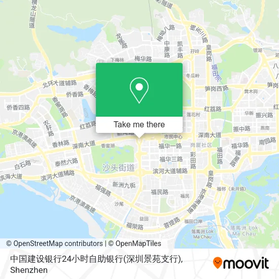 中国建设银行24小时自助银行(深圳景苑支行) map