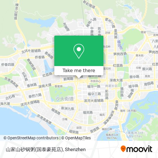 山家山砂锅粥(国泰豪苑店) map