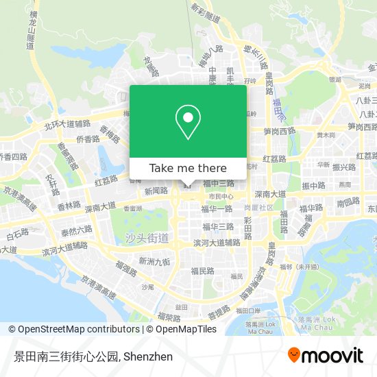 景田南三街街心公园 map