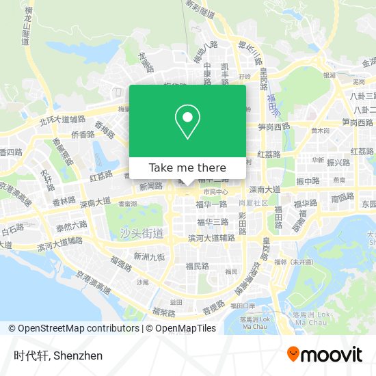 时代轩 map