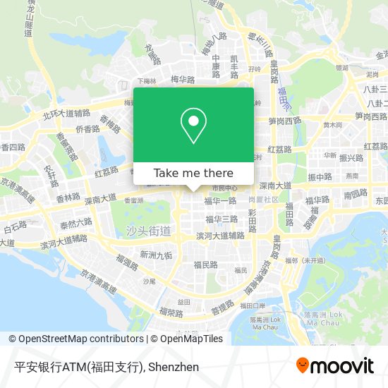 平安银行ATM(福田支行) map