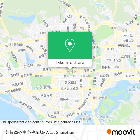 荣超商务中心停车场-入口 map