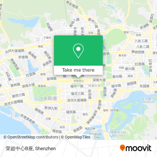 荣超中心B座 map
