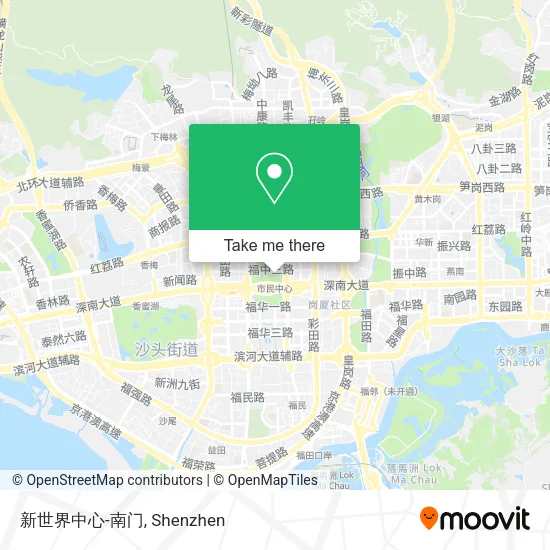 新世界中心-南门 map