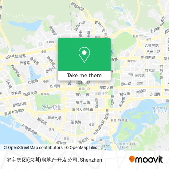 岁宝集团(深圳)房地产开发公司 map