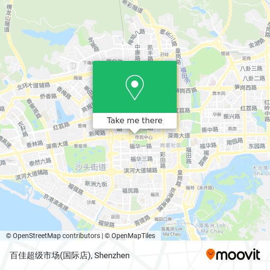 百佳超级市场(国际店) map