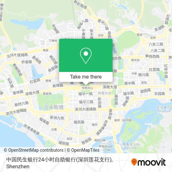 中国民生银行24小时自助银行(深圳莲花支行) map