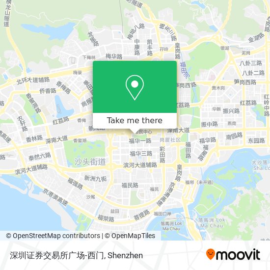 深圳证券交易所广场-西门 map