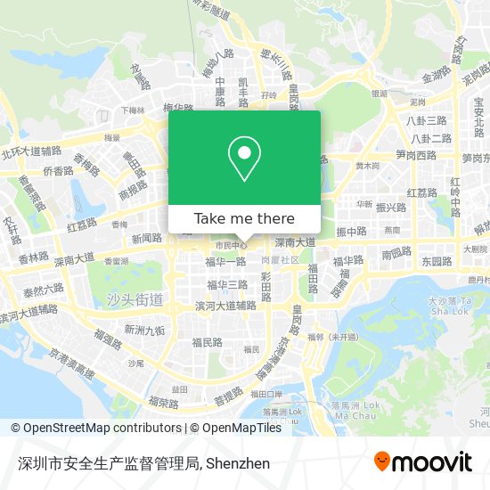 深圳市安全生产监督管理局 map