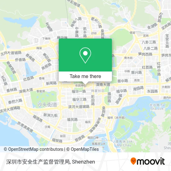 深圳市安全生产监督管理局 map
