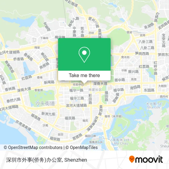 深圳市外事(侨务)办公室 map