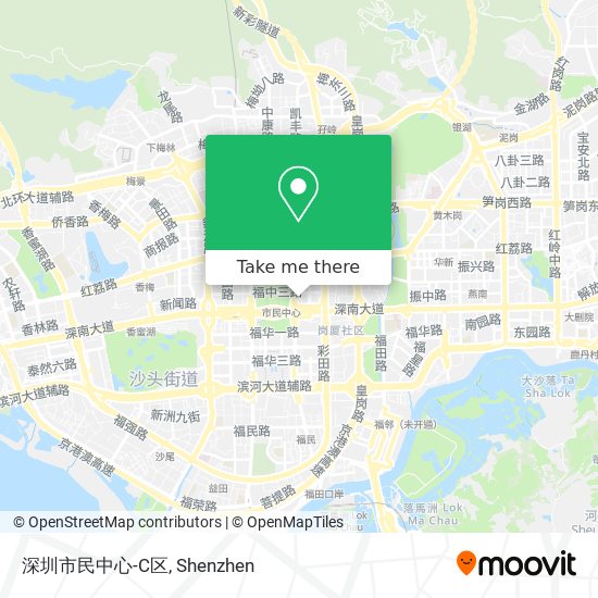 深圳市民中心-C区 map