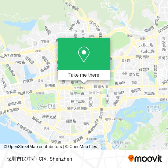 深圳市民中心-C区 map