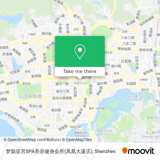 梦圆皇宫SPA美容健身会所(凤凰大厦店) map