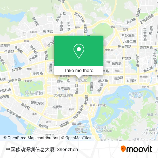 中国移动深圳信息大厦 map