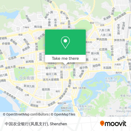中国农业银行(凤凰支行) map