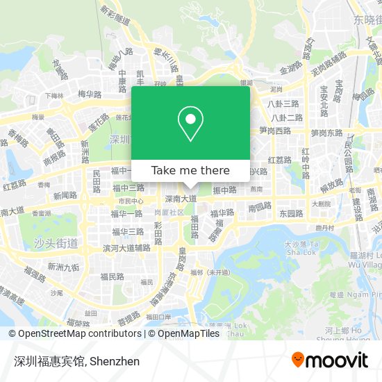 深圳福惠宾馆 map