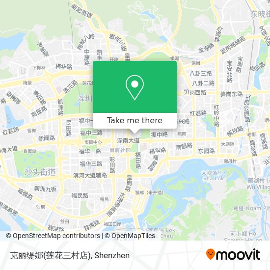克丽缇娜(莲花三村店) map