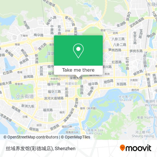 丝域养发馆(彩德城店) map