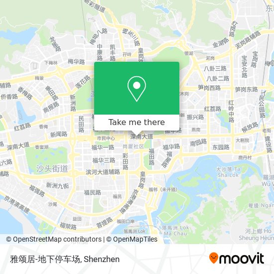 雅颂居-地下停车场 map