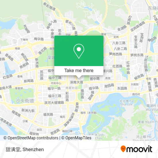 甜满堂 map