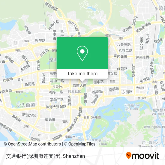 交通银行(深圳海连支行) map