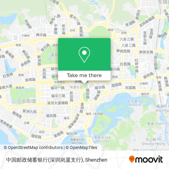 中国邮政储蓄银行(深圳岗厦支行) map