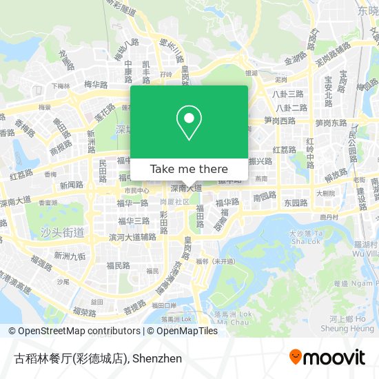 古稻林餐厅(彩德城店) map