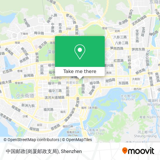 中国邮政(岗厦邮政支局) map