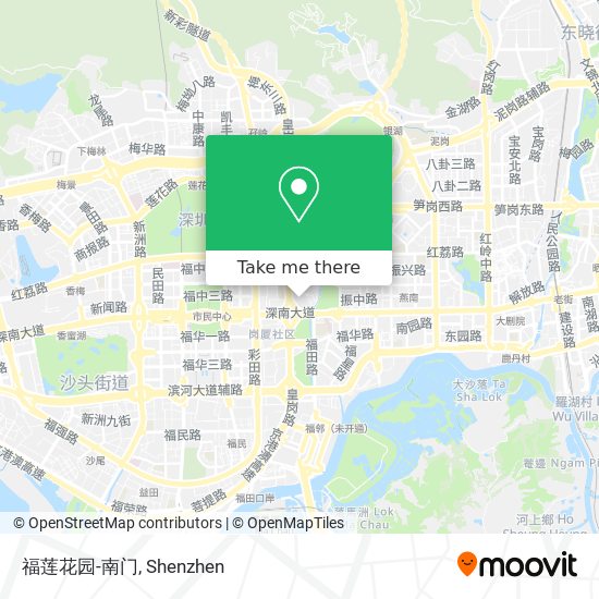 福莲花园-南门 map