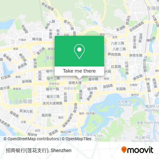招商银行(莲花支行) map
