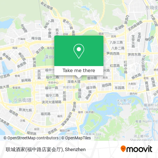 联城酒家(福中路店宴会厅) map