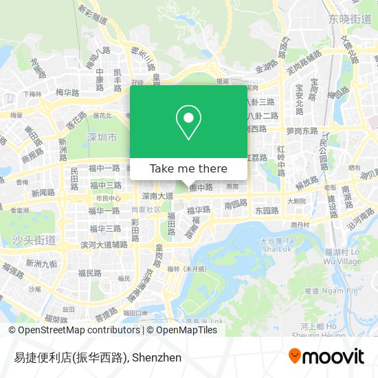 易捷便利店(振华西路) map