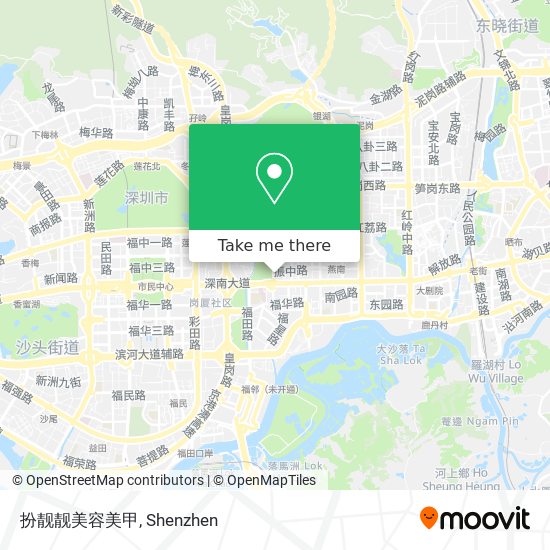 扮靓靓美容美甲 map