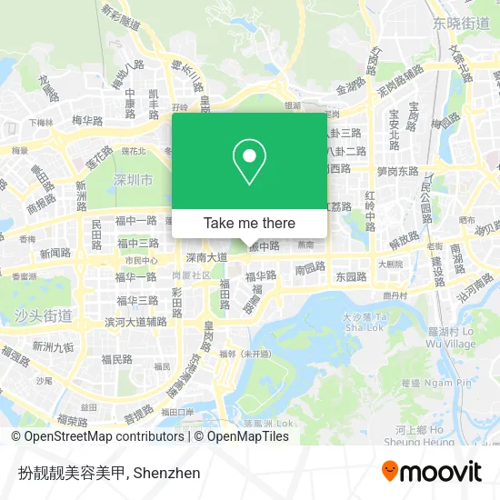 扮靓靓美容美甲 map