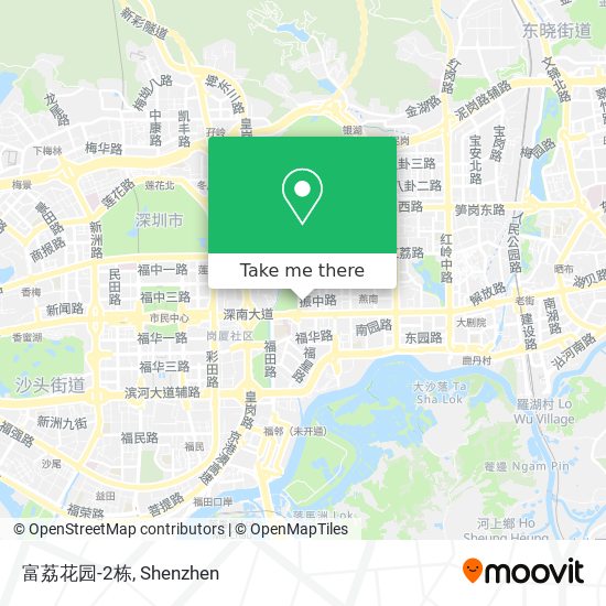 富荔花园-2栋 map