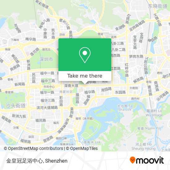 金皇冠足浴中心 map