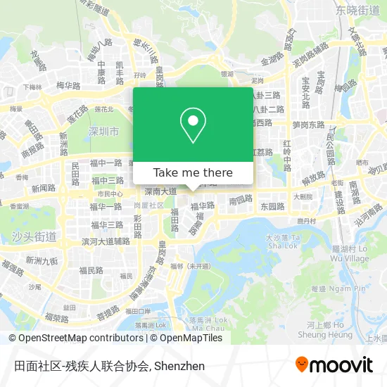 田面社区-残疾人联合协会 map