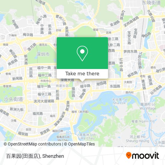 百果园(田面店) map
