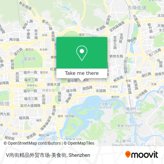 V尚街精品外贸市场-美食街 map