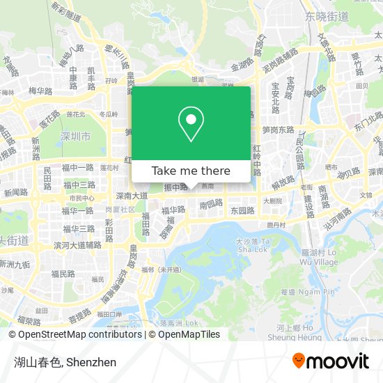 湖山春色 map