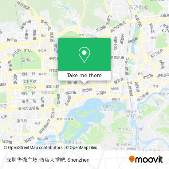 深圳华强广场-酒店大堂吧 map