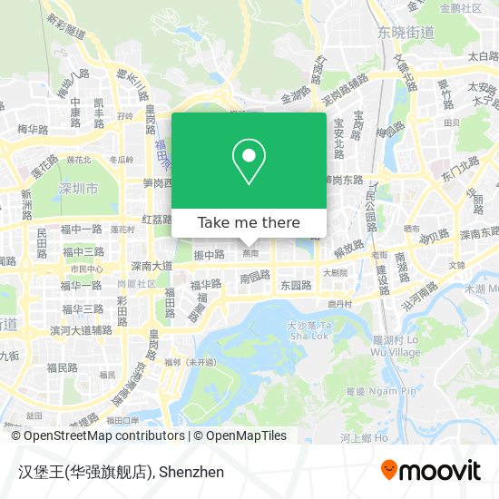 汉堡王(华强旗舰店) map