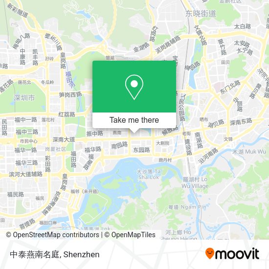 中泰燕南名庭 map