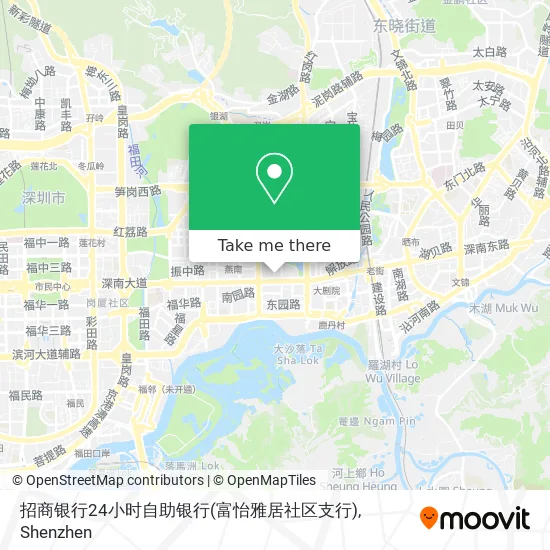 招商银行24小时自助银行(富怡雅居社区支行) map