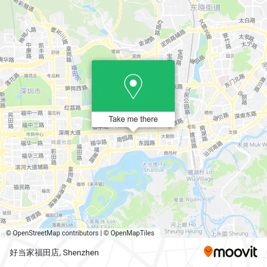 好当家福田店 map